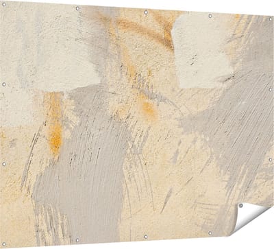 Gards Tuinposter Abstracte Kunst van een Cementen Muur - 160x120 cm - Tuindoek - Tuindecoratie - Wanddecoratie buiten - Tuinschilderij
