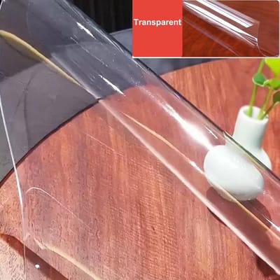 Rond Tafelkleed - Beschermer Glas - Tafel Beschermen - Zacht PVC Materiaal - 130 cm Diameter - Transparant
