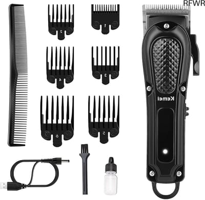 RFWR® Draadloze Professionele Tondeuse voor Mannen - Haar Knippen en Baardtrimmer Verzorgingsset
