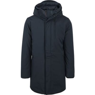 KnowledgeCotton Apparel Climate Shell Jas Navy - Maat L - Heren - Winterjassen