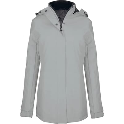 Kariban Damesparka K6108 - Snow Grey - XXL