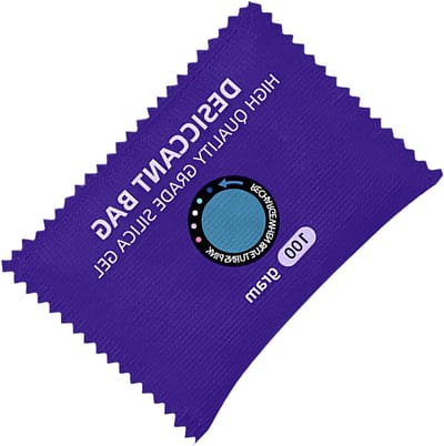 Luchtontvochtiger Auto - Vochtabsorbeerder Droogmiddel - Vocht Bestrijden - Snelle Vochtopname - 7.8 x 2.3 cm - Blauw
