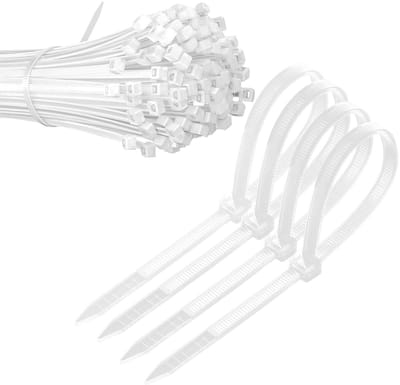 Dailygoods- Kabelbinders 200 Stuks - Nylon Zipper Ties - Zelfsluitend Systeem - 2.5mm x 120mm - Weerbestendig - Sterke Treksterkte - Binders