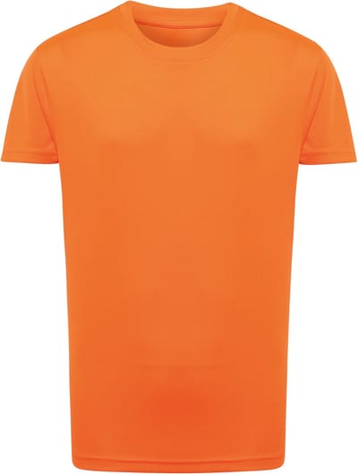 TriDri Kids Performance T-Shirt TR10B - Lightning Orange - 3/4