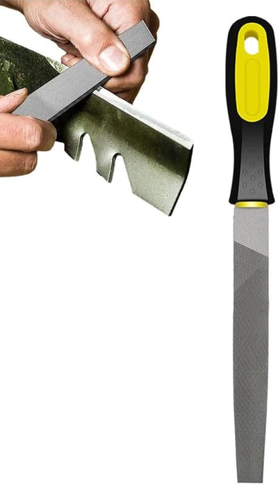 Metalen Vijl - Handvijl Raspen - Metaal Bewerken - Ergonomische Grip - 6 tot 10 Inch - Zwart
