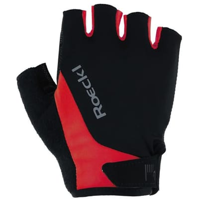 Roeckl Basel 2 Fietshandschoenen Black/Red - Unisex - maat 7