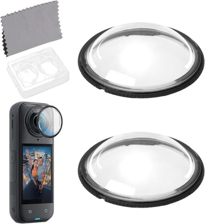 Set van 2 premium lensbeschermers voor rotatable lens met UV-filter, krasbestendig en stofdicht - accessoires voor heldere opnames en optimale bescherming