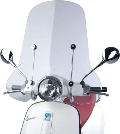 Scooter Windscherm - Hoge Kuipruit - Bescherming Tegen Wind - Gemaakt Van Acryl - 4 Mm Dik - Transparant