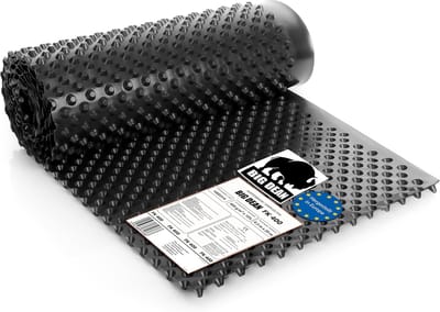 Noppenfolie - Beschermfolie Drainagebaan - Verhoogde Bedden - Extreem Scheurvast - 05 x 20 M