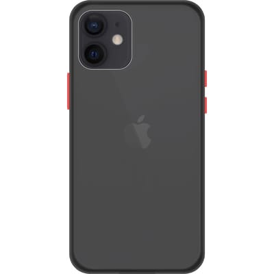 iPhone 11 Back Cover - Zwart/Transparant