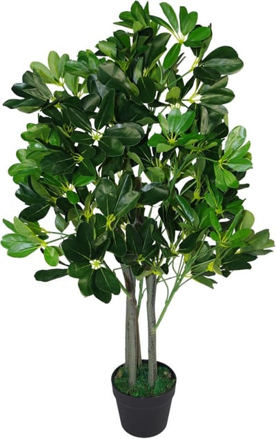 Kunstmatige Ficus Boom, Donkergroen, 95cm - Realistische Planten voor Thuis