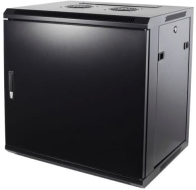 DSIT 9U wandkast met metalen deur 600x600x500mm (BxDxH) - serverbehuizing - serverrack - serverkast - 19 inch