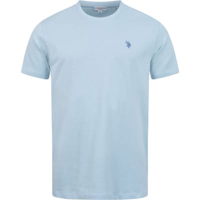 U.S. Polo Assn. heren basic T-shirt van 100% katoen