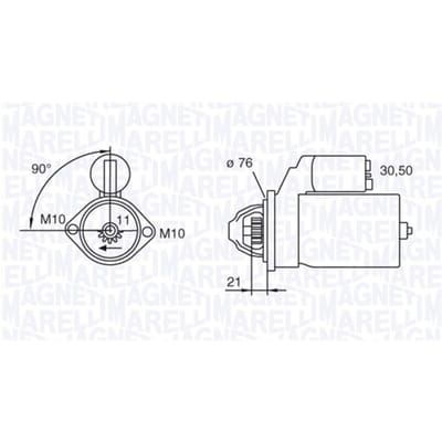 Starter MAGNETI MARELLI 063721473010