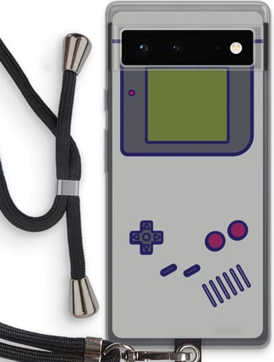 Case Company® - Hoesje met koord geschikt voor Google Pixel 6 hoesje met Koord - Game On - Telefoonhoesje met Zwart Koord - Bescherming aan alle Kanten en Over de Schermrand