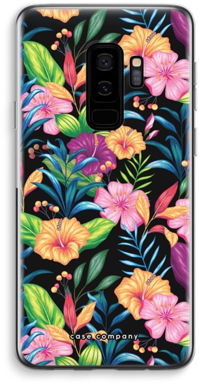 Case Company® - Hoesje geschikt voor Samsung Galaxy S9 Plus hoesje - Tropisch 2 - Soft Cover Telefoonhoesje - Bescherming aan alle Kanten en Schermrand