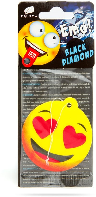 Auto Luchtverfrisser - Paloma EMO - Zwarte diamant - 4 g 1 Stuks [P50280]