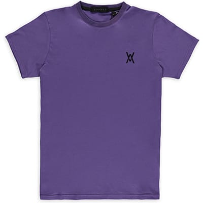 Aspact Lux Shield Tee Purple Maat: S | Tops Outlet | Unisex | Paars