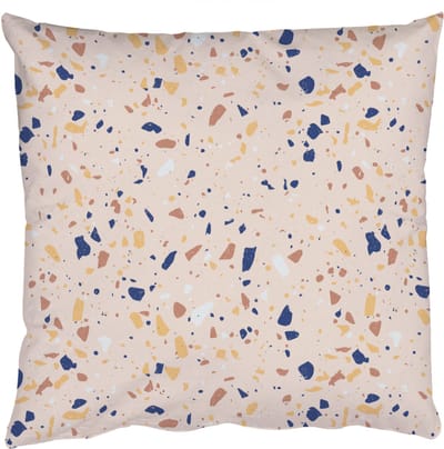Sierkussens - Kussentjes Woonkamer - 50x50 cm - Terrazzo - Patroon - Kleurrijk - Indigo