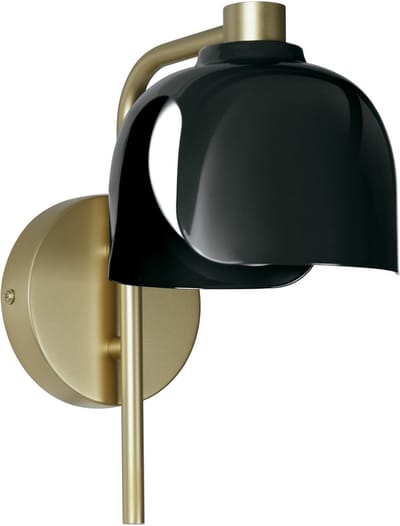 OSRAM DECOR Corolle Wandlamp, Zwart Metaal Glas, G9 Versie, Textielkabel, Retro stijl