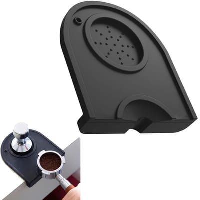 tampermat, koffiemat, espresso tampermat, koffie tamping mat, koffie tamper mat, siliconen espresso tamping hoek koffietamper houder pad voor barista-gereedschap thuis keuken bar café, 1 stuks