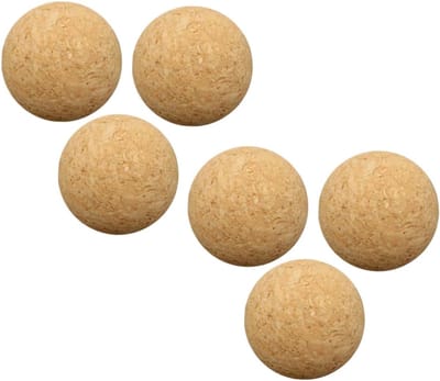 Kurk Tafelvoetbalballen - Reserve Ballen - Recreatief Spel - Duurzaam Materiaal - 3.6cm Diameter - Khaki