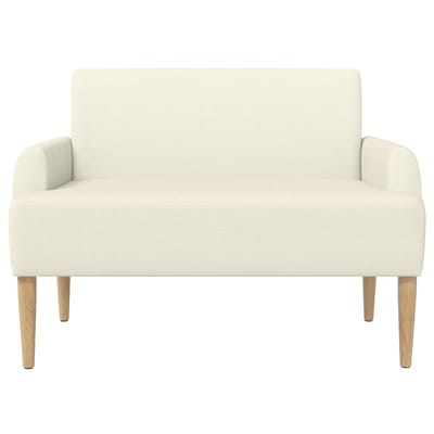 vidaXL - Lovingseat - met - knoopge - tuft - Crèmekleurig - 116 - x - 67 - x - 81 - cm