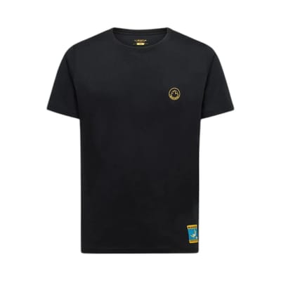La Sportiva Climbing On The Moon T-shirt Met Korte Mouwen Zwart XL Man
