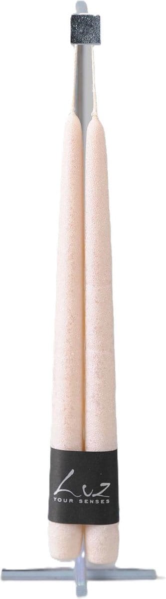 Rasteli Luz Your Senses Metal Kaars-Dinerkaarsen Pearl D 2,20 cm H 30 Voordeelaanbod van 2 x 2