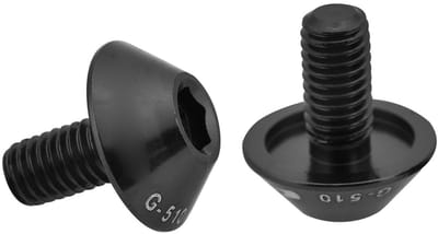 Dailygoods- Bidonhouder - Aluminiumlegering - M5 x 12 mm Bouten - 2 Stuks - Roestwerend - Geschikt voor Fiets en Motorfiets - Fietsbouten