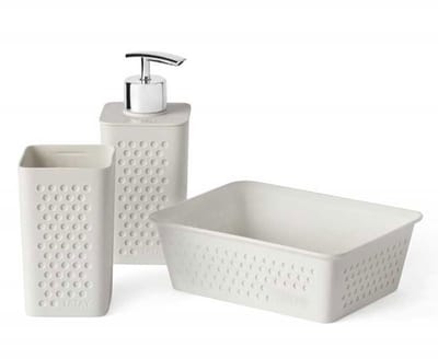 Tatay Bohol Badkamer Organizer Beige,Wit