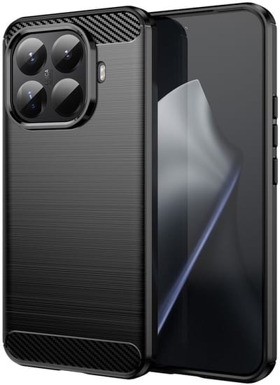 Coverup Hoesje - Geschikt voor Xiaomi 15T Pro Hoesje - Coverup Armor Brushed TPU Back Cover - Zwart
