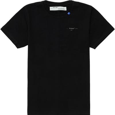 T-shirt Manches Courtes Imprimé Logo Flèche FW19 Off-White Hauts Homme Noir OMAA027E191850011091 M black