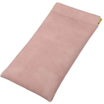 4 Couleurs Souple Cuir Véritable Lunettes de Lecture Sac Étui Imperméable Protection Solaire Solide Pochette Lunettes Simple Minimaliste Lunettes Simples gray