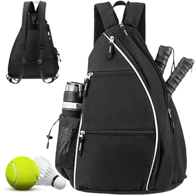 Unyqoos® Tennis- en Sportuitrustingsrugzak met Ruime Opbergmogelijkheden voor Actieve Reizigers