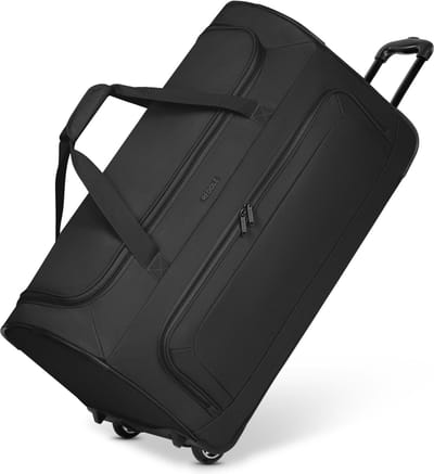 REDOLZ Reistas Trolley Duffle Essentials Wheeled Duffle Black Zwart 71cm