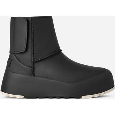 UGG® Classic StreetScape Leather-laars in Black, Maat 36, Leder