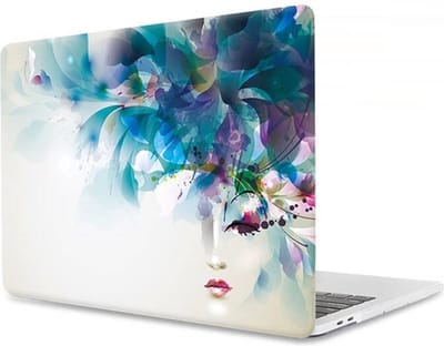 Laptophoes - Geschikt voor MacBook Pro Hoes - 13-inch Case Voor Pro 13 inch (M1, M2 2017-2022) A1706 t/m A2686 - Vrouw Print