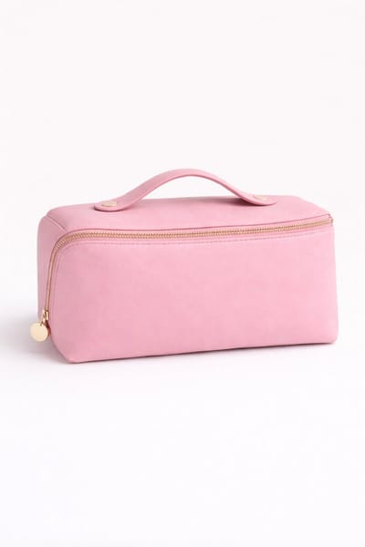 Luxe Toilettas Dames - Grote Cosmetic Organizer met Vakverdeling - Make-up Tas - Waterafstotend - Roze