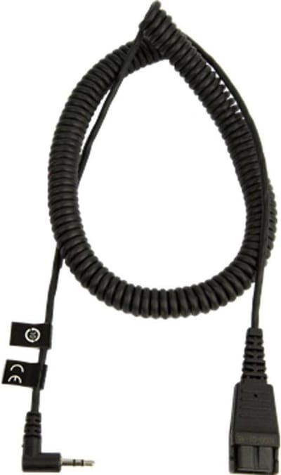 Verlengkabel voor Headset met Quick Disconnect - 2.5mm Mini Telefoonaansluiting - 2 Meter