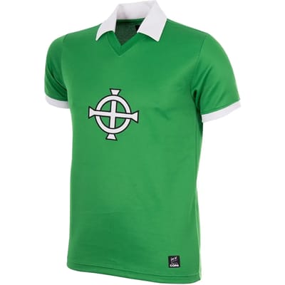 COPA - George Best 1977 Noord Ierland - Retro Voetbalshirt - Heren - Groen - XS