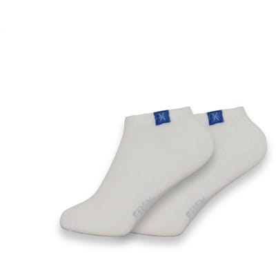 FIXX - 2 paar witte enkelsokken die je niet kwijtraakt - maat 31/34 - Jongen - Sokken met magneten.