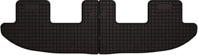 Wielganizator SolidPRO Serie - Volkswagen Sharan II - Rubber Automatten - 3e rij - Zwart