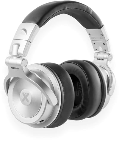 DJ koptelefoon premium - Vonyx HDX200SB - Over ear koptelefoon - Opbergtas - DJ/producer - Aluminium