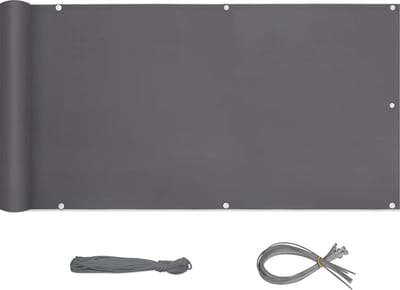 Inkijkbescherming voor Balkon en Tuin - Weerbestendig Privacy Schild van Nylon - 90 x 300 cm