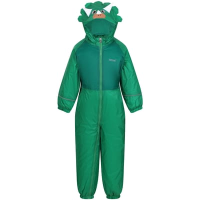 Regatta Kinderen/Kinderen Mudplay III Dinosaurus Waterdicht Plassenpak (Jellybean Groen)