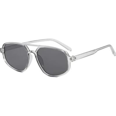 Dames Klassieke Stijl Stijlvolle Dubbele Brug Zonnebril Zomer Buiten UV-Bestendig Zonnebril Heren Beschermende Zonnebril Oogbescherming as picture