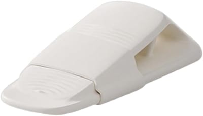 Deurstoppers - Antislip wig - Deuren Open Houden - Zachte Materiaal - 13 x 5.5 x 5.5 cm - Wit