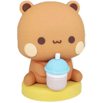 Mignon Kawaii Bubu Dudu Ours Panda Figurine Dessin Animé Excitant Ours Miniatures Collectionnable Animal Jouet Poupée Ornement Maison Décoration