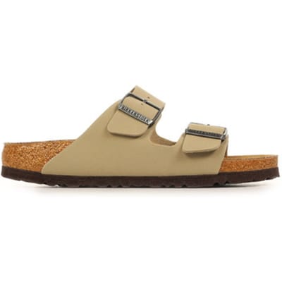 Birkenstock -Dames - kaki/camouflage - slippers & muiltjes - maat 38